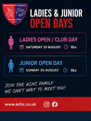 Ladies and Junior Open Days 2026